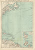 FRENCH AMERICAS. Colonies Françaises d' Amerique. St-Pierre et Miquelon 1931 map