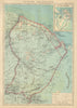 FRENCH GUIANA. Guyane Française. Île de Cayenne plan 1931 old vintage map