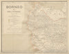 DUTCH EAST INDIES Borneo West Kalimantan Indonesia DORNSEIFFEN 1902 old map
