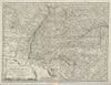 Map of the seat of war in Germany exhibiting a full view… DU BOSC 1736 old
