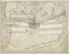 Plan of the Battle of Zenta… Sep 11 1697. Serbia. DU BOSC 1736 old antique map