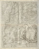 Plan of the glorious Battle of Blenheim, 1704. Höchstädt. DU BOSC 1736 old map
