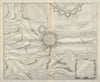 Plan of attack of Landaw. Landau, Rhineland-Palatinate, 1704. DU BOSC 1736 map