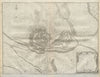 A new plan of the town of Friburg. Freiburg im Breisgau. DU BOSC 1736 old map