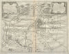 Plan of the city & citadel of Turin. 1706 Siege. Italy. DU BOSC 1736 old map