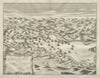 An exact draught of the Bay and Harbour of Vigo. 1702 Battle. DU BOSC 1736 map