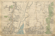 TOTTENHAM WALTHAMSTOW EDMONTON Chingford Epping Forest Hale End BACON 1900 map