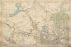 HAMPSTEAD WILLESDEN Cricklewood Kilburn Golders Green Belsize Pk BACON 1900 map