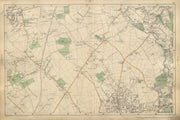 SUTTON Morden Carshalton New Malden Worcester Park Mitcham Cheam BACON 1900 map