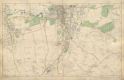 SOUTH CROYDON Carshalton Wallington Beddington Waddon Purley BACON 1900 map