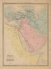 Géographie des Hébreux. World of the Israelites. Arabia. MALTE-BRUN c1871 map