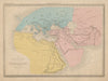 Géographie d'Hérodote. World per to Herodotus. Middle East. MALTE-BRUN c1871 map