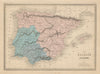 Espagne Ancienne. Ancient Iberia. Hispania Spain Lusitania. MALTE-BRUN c1871 map