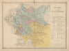 Carte Générale de L'Empire d'Allemagne. German Empire. MALTE-BRUN c1871 map
