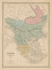 Turquie d'Europe. Turkey in Europe Balkans Greece Wallachia MALTE-BRUN c1871 map
