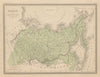 Siberie ou Russie d'Asie Septentrionale. Siberia. MALTE-BRUN c1871 old map