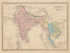 Hindoustan et Indo-Chine. India & Indochina. South Asia. MALTE-BRUN c1871 map