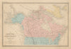 Amérique Russe, Nouvelle Bretagne… Russian Alaska Canada. MALTE-BRUN c1871 map