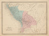Pérou et Bolivia. Peru and Bolivia (includes Litoral). MALTE-BRUN c1871 map