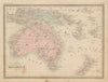 Carte de la Melanésie. Melanesia. Australasia Australia. MALTE-BRUN c1871 map