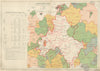 LONDON WATER SUPPLY. Metropolitan Water Board. Pumping Stns Reservoirs 1934 map