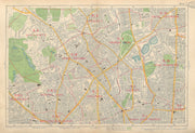 N LONDON Finsbury Park Holloway Highgate Stoke Newington Camden. BACON 1934 map