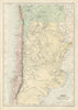 Chili Argentine Republic Bolivia w/ Litoral Chile Argentina BARTHOLOMEW 1882 map