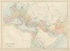 World as known to the Ancients. Europe Arabia SW Asia. BARTHOLOMEW 1882 map