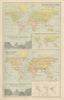 Zoological & Botanical Charts of the World. Plants animals. BARTHOLOMEW 1898 map