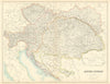 Austria-Hungary. Croatia Dalmatia Galicia Bosnia Bohemia. BARTHOLOMEW 1898 map