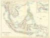 Indian Archipelago. Burmah Siam East Indies Indonesia. BARTHOLOMEW 1898 map
