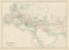 World as known to the Ancients. Gallia Germania Hispania. BARTHOLOMEW 1898 map