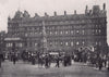 Charing Cross - The Hotel and Railway Station. London 1896 old antique print