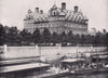 New Scotland Yard - From Westminster Bridge. London 1896 old antique print