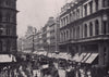The Poultry - From The Mansion house. London 1896 old antique print picture