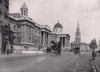 The National Gallery and St. Martin's Church - From Pall Mall East. London 1896