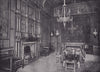 Westminster Abbey - Interior of the Jerusalem Chamber. London 1896 old print