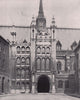 The Guildhall - From King Street. London 1896 old antique print picture