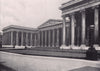 British Museum - General view of the front. London 1896 old antique print