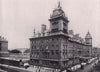 Paddington station - The great western railway hotel. London 1896 old print