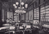 Houses of Parliament - The house of Commons' Library. London 1896 old print