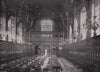 Middle Temple Hall - General view of the Interior. London 1896 old print