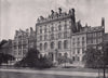 Lincoln's Inn Fields - Showing the Inns of court hotel. London 1896 old print