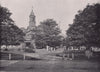 Kew Church - From the green. London 1896 old antique vintage print picture