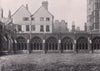 Westminster Abbey - The Deanery, from cloister court. London 1896 old print