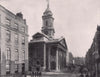 St. George's, Hanover Square - from George street. London 1896 old print