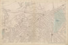FINSBURY PARK Crouch End Stroud Green Highgate Archway Harringay c1887 old map