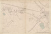 WILLESDEN GREEN Kilburn Brondesbury Queens Park Dollis Hill Kensal c1887 map