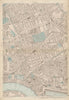 TOWER HAMLETS Bow Poplar Stepney Limehouse Mile End Bromley c1887 old map