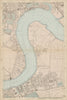 North GREENWICH Peninsula & BLACKWALL Cubitt Town West India Docks c1887 map